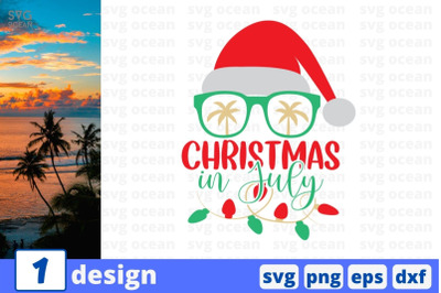 Christmas in July SVG Cut File