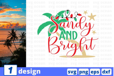 Sandy and bright SVG Cut File