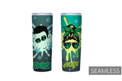 Weed Tumbler Sublimation Bundle