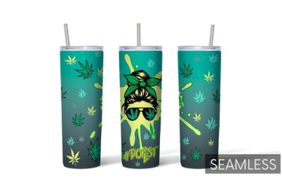 Weed 2 Tumbler Sublimation