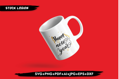 Happy New Year SVG