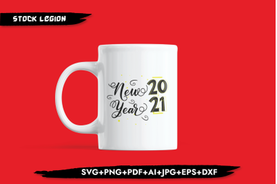 New Year 2021 SVG