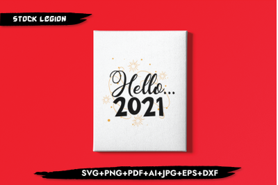 Hello 2021 SVG