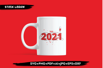 2021 Wine Glass SVG