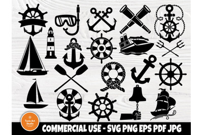 Anchor SVG Bundle&2C; Nautical Svg&2C; Boat Svg&2C; Summer