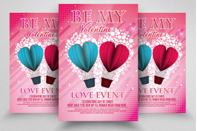 Valentine&#039;s Day Event Flyer