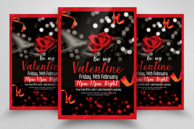 Valentine&#039;s Day Party Poster