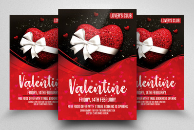 Valentine&#039;s Day Event Flyer/Poster