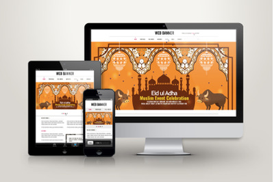 Eid ul Adha Islamic Festival Web Banner