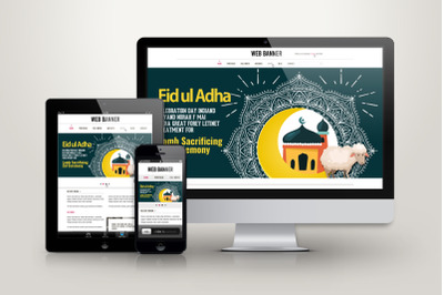 Eid ul Adha Islamic Event Web Banner