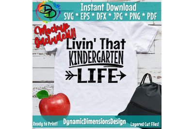 Kindergarten Life svg&2C; Kindergarten&2C; cutting files&2C; silhouette cameo &2C;