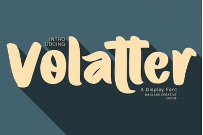 Volatter Display Font