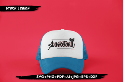 Basketball Crown SVG