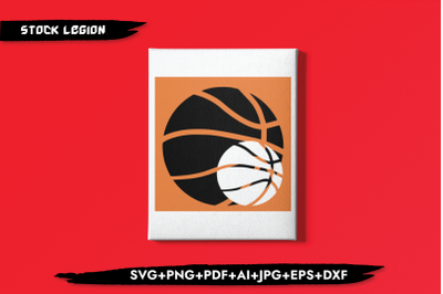 Basketball Orange SVG
