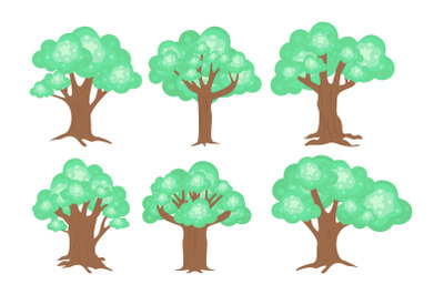 cute tree shape collection