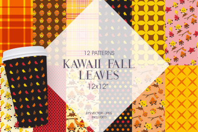 Kawaii Fall Leaves