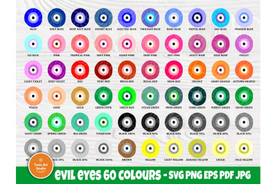 Evil Eye SVG Bundle, Svg Cut Files, Wall Art Print