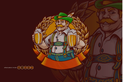 Beer Farmers Happy Wheat Frame