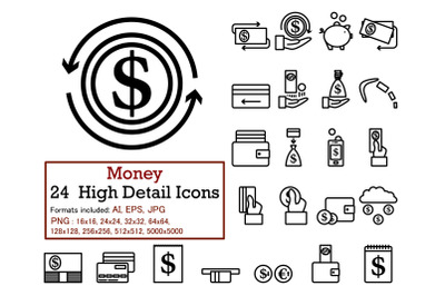 Money Icon Set