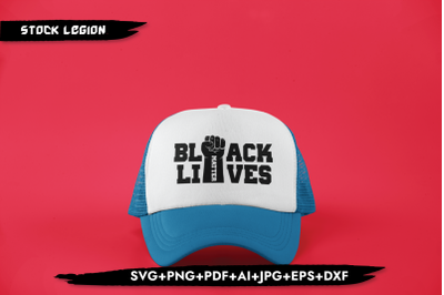 Black Lives Fist Matter  SVG