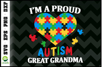 I&#039;m Proud Autism Great Grandma