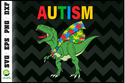 Autism Is My Superpower Dinosaur Puzzle