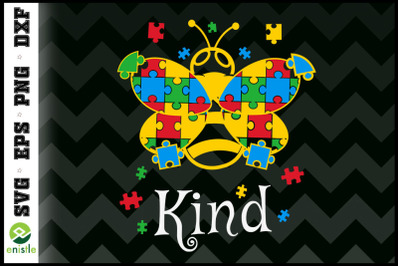 Autism Awareness Be Kind Autistic