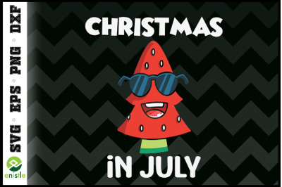 Water Melon Christmas In July Xmas tree