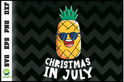 Christmas In July Pineapple Summer