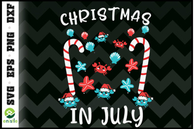 Christmas In July Cute Sea animals