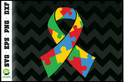 Autism Ribbon Puzzle Piece Autism