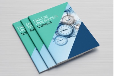 Business Annual Report Bifold Brochure