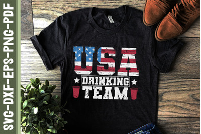 USA Drinking Team 4th Of July America