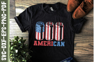 American Ameri Can Beer 4th of July