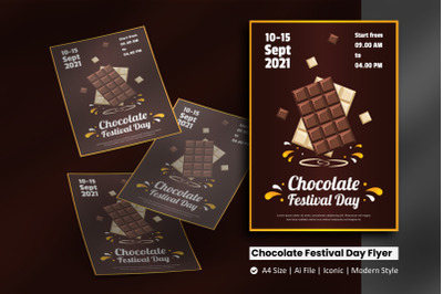 World Chocolate Day Festival Flyer Template