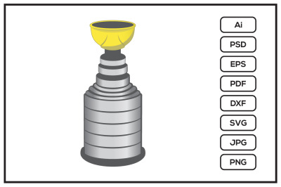 Construction trophy construction helmet design illustration