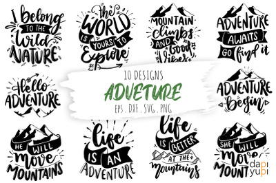 Adventure Quotes Bundle Camping SVG Quotes