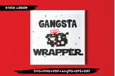 Gangsta Wrapper GIft Dots SVG