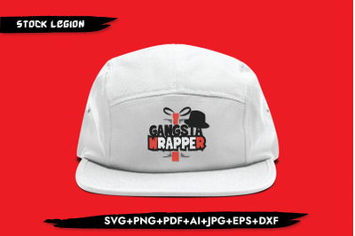 Gangsta Wrapper Hat SVG