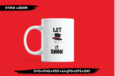 Let It Snow SVG