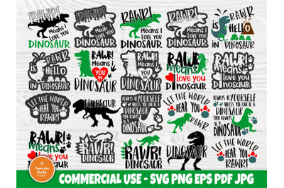 Dinosaur SVG Bundle, Dinosaur Signs Svg, Cut Files