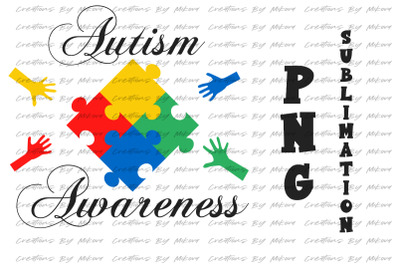 Autism Awareness Sublimation Digital PNG