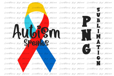 Autism Speaks Sublimation Digital PNG