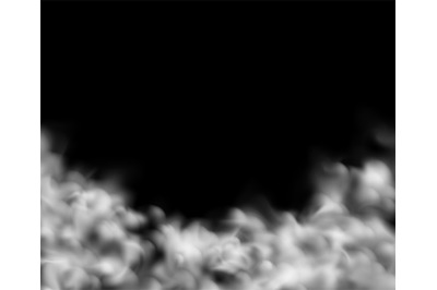 Smoke background. White clouds backdrop&2C; fog effect or magic mist&2C; clo