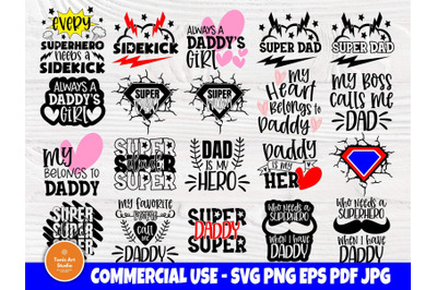 Fathers Day Svg, Super Dad Svg, Superhero Svg