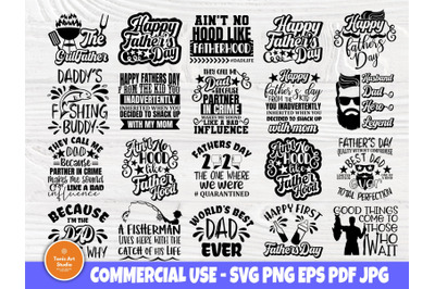 Dad SVG Bundle, Fathers Day Svg, Best Dad Ever Svg