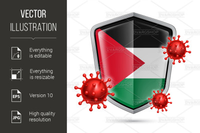 Shield Icon of Palestine