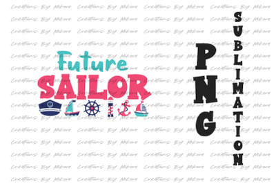 Future Sailor Girl Sublimation Digital PNG