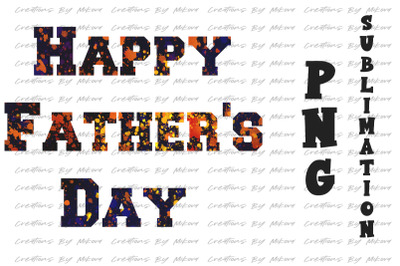 Happy Father&#039;s Day Sublimation Digital PNG