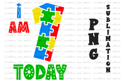 Autism Birthday Sublimation Digital PNG